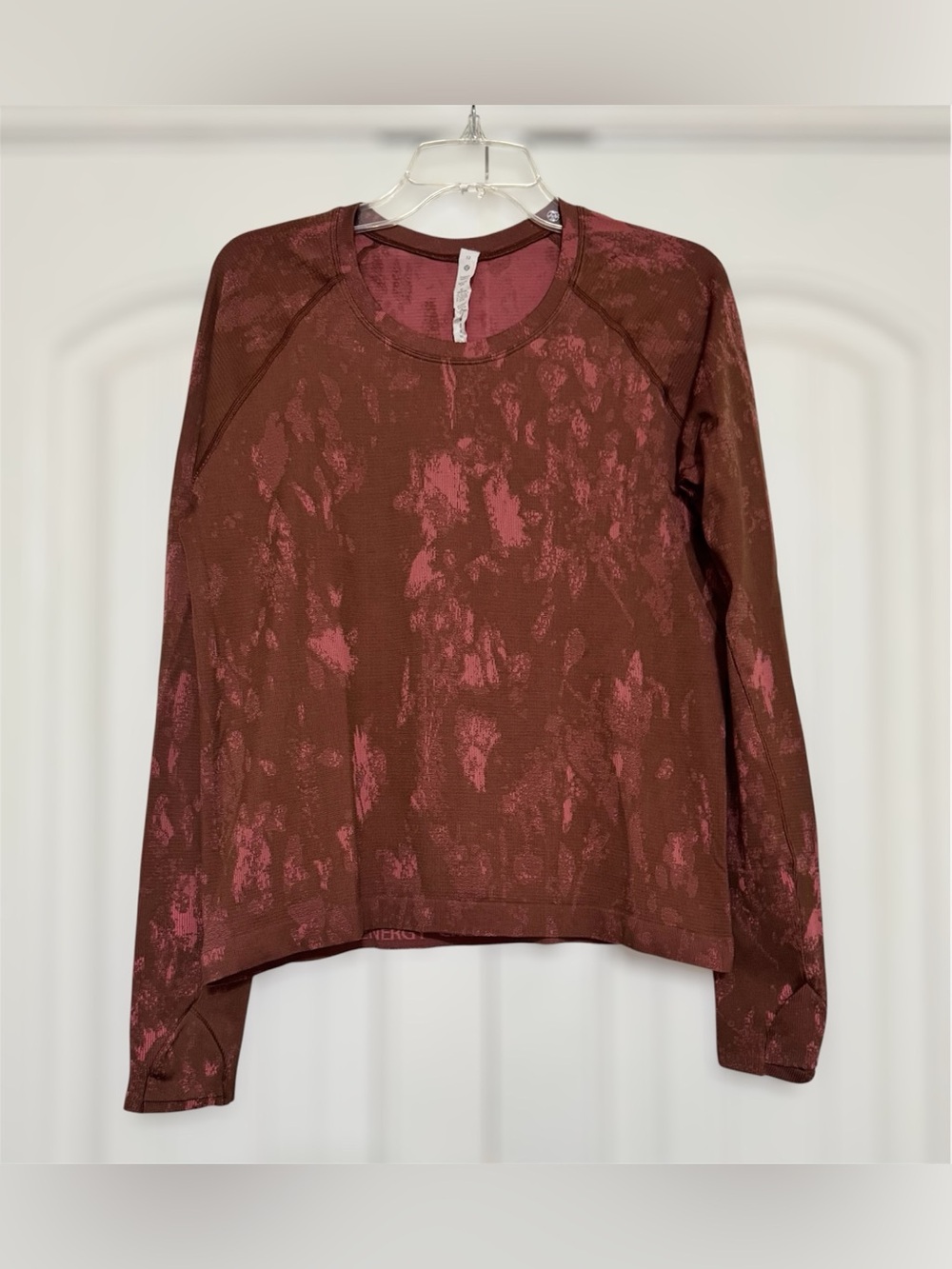 Lululemon Swiftly Tech Long Sleeve Shirt Race Length Roasted Brown / Brier Rose